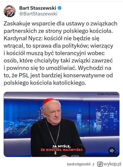 badreligion66 - #polityka I pomyśleć, że kardynał będzie bardziej postępowy niż polit...