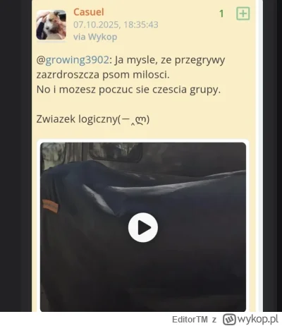 EditorTM - @Casuel: Już ci się miesza we łbie.