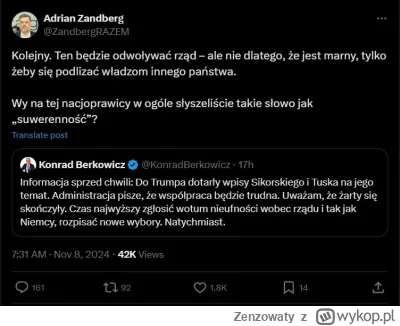 Zenzowaty - Najwięksi wrogowie to własni obywatele ale najlepsi przyjaciele to Orban,...