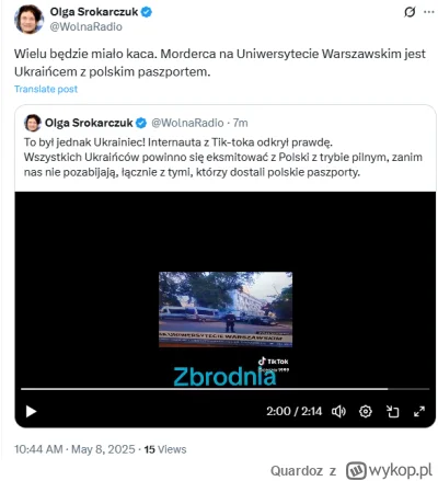 Quardoz - #warszawa  #uniwersytetwarszawski #polityka Oczywiście już pierwsze downy r...