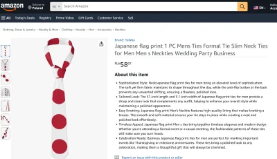 dominowiak - @cerbera: nie wiem, może chodzi o to, że dokładnie taki krawat sprzedawa...