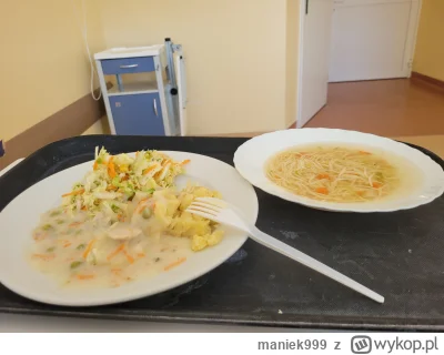 maniek999 - Taki obiad dostałem w Szpitalu w Łęcznej. Jestem tu od czwartku, na sali ...