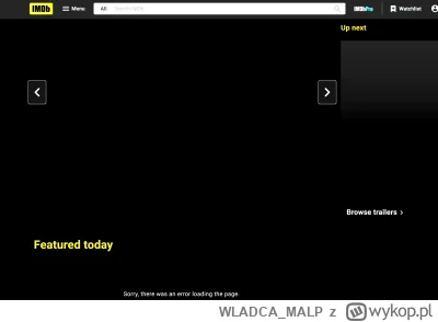 WLADCA_MALP - IMDb pierdykneło...
a wczoraj zamknęli RARBG... pracować nie można :)

...