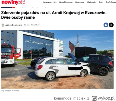 komandos_maciek - Serwus, był ktoś może świadkiem tego wypadku?

#rzeszow