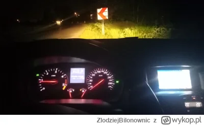 ZlodziejBilonownic - No to cyk, pierwszy oficjalny #nightdrive "nową" furą. I tak, zd...