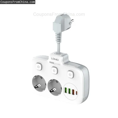 n____S - ❗ LDNIO Multi-socket Power Strip 2 EU Outlet with 3 USB 1 Type-C
〽️ Cena: 14...