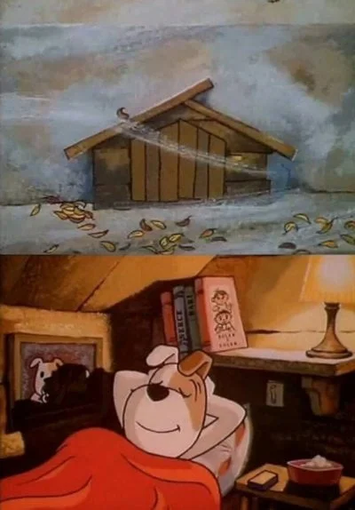 lhotse89 - Jakby ktoś się zastanawiał jak wygląda fragment bajki Reksio, ze znanego o...