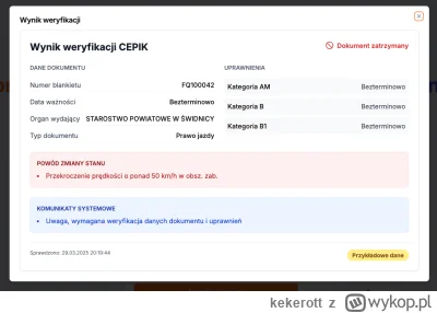 kekerott - @kekerott: zatrzymane prawo jazdy wygląda tak: