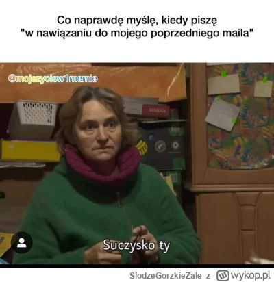 SlodzeGorzkieZale - #memy #heheszki #humorobrazkowy