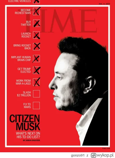gonzo91 - #elonmusk dostał fajną okładkę w Times.
#tesla #spacex #gielda #neuralink
