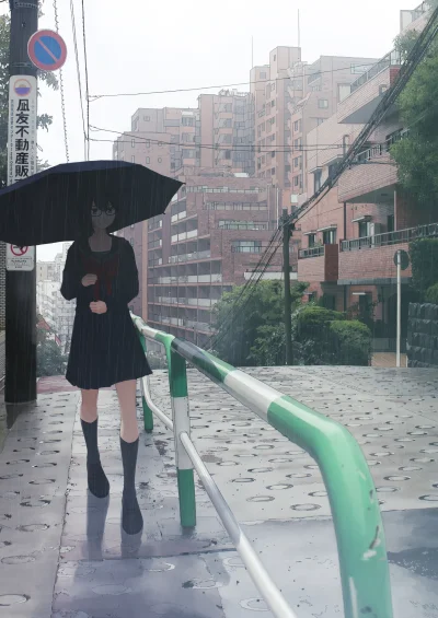 OttoFlick - #randomanimeshit #anime #animedeszcz #schoolgirl #originalcharacter #pixi...