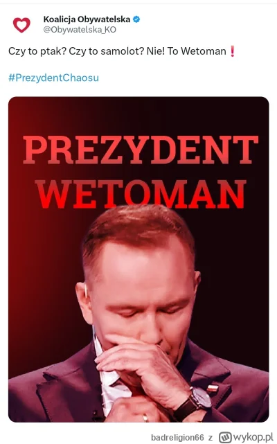 badreligion66 - #polityka Przegiolem co