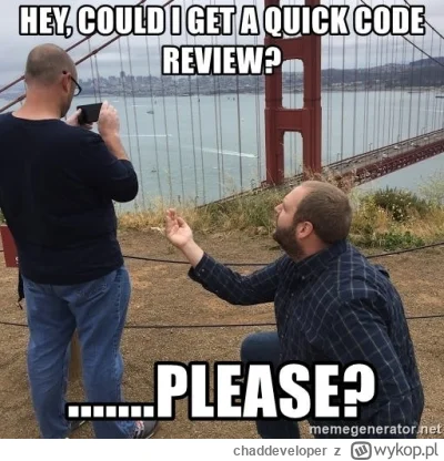 chaddeveloper - Dobry, pracuje sobie w zespole gdzie mam wielkich panów programistów ...
