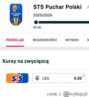 cimlik - #mecz darmowe pieniądze do podniesienia, przecież wiadomo że Legia musi się ...
