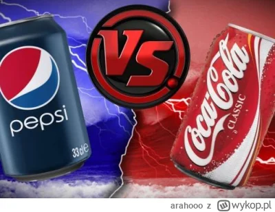arahooo - Pepsi czy Cola? Rozstrzygnijmy to raz na zawsze #pepsi #cola #napoje #pytni...