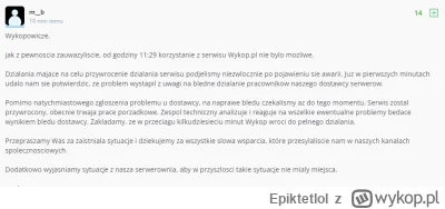 Epiktetlol - Może i wykop 2.0 okazał się syfem, ale za to serwery też nie działają. 
...