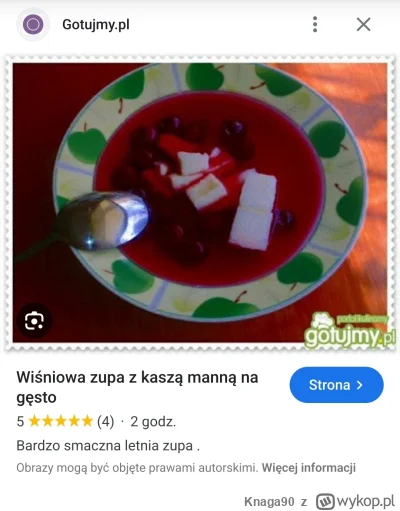Knaga90 - O rosole pierwsze słyszę ale u nas się jadło kaszę z kompotem wiśniowym, ta...