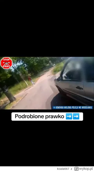 koala667 - Ukrainiec złapany z fałszywym prawem jazdy.

#imigranci #ukraina #polska #...