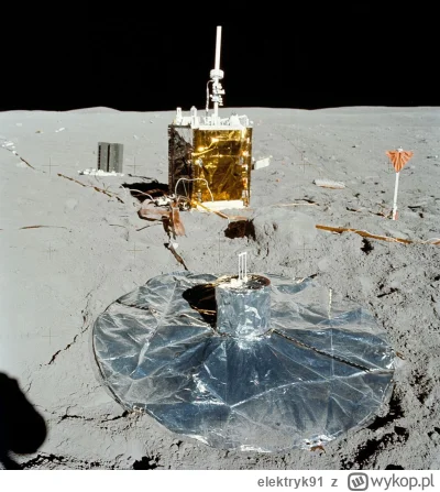 elektryk91 - Księżycowy Zestaw Programu Apollo do Badań Naukowych został umieszczony ...