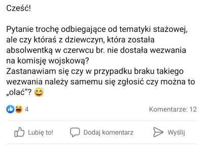 pieknylowca - Dla faceta: obowiązkowa komisja w wieku 18lat poprzedzona wezwaniem któ...