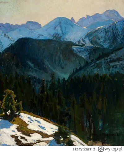 szarytkarz - "Widok tatrzański"
Stefan Filipkiewicz (1904)

#obrazy #malarstwo #art ...