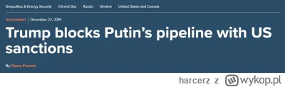 harcerz - @mike-johnston: Gdyby Trump nie zablokował budowy NordStreama 2 w 2019r. to...