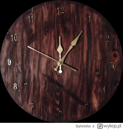 Sylvinho - Witam,zacząłem zabawę z drewnem i produkuje sobie takie o to zegary na ści...