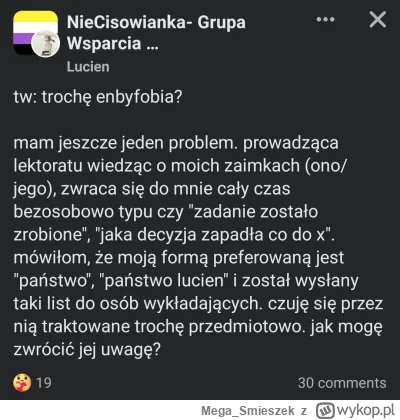 MegaSmieszek - Dlaczego przyszło mi żyć w takim świecie? ( ಠಠ)