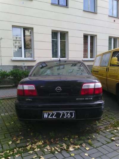 Wojtasz2005 - #czarneblachy Opel Omega B poliftowy też rzadki na czarnych (1999-2003)
