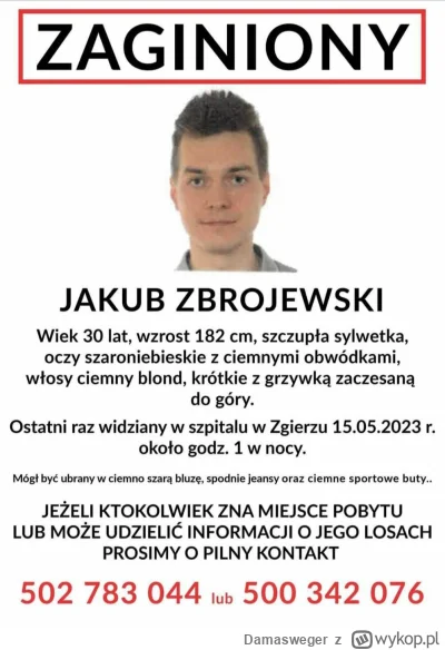 Damasweger - Mirki, zaginął kuzyn mojej różowej. Jeśli ktoś go widział, proszę o kont...