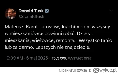 CipakKrulRzycia - #polityka #tusk