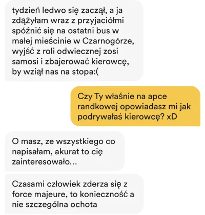 0skar - Tak to czasem jest w życiu, że musisz kogoś poderwać, ale się nie cieszysz  (...