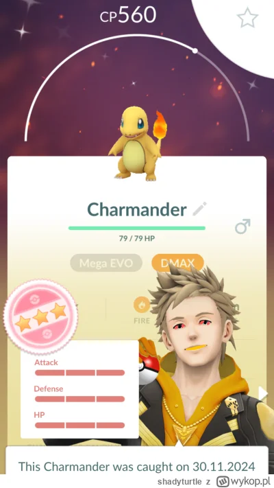 shadyturtle - #pokemongo 
Przedstawiam wam, Shiny Hundo Dynamax Mega Charizard x/y, k...