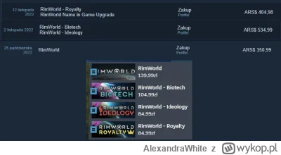 AlexandraWhite - @adi2077: Też sie obłowiłam ile mogłam, m.in rimworld za jakies 20-3...