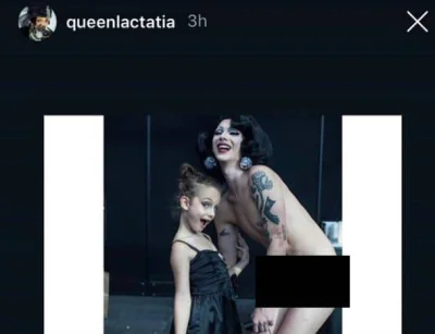 LukCzu - @naulicymaslotrzaslo: chłopczyk „drag queen” o pseudonimie Queen Lactatia_: