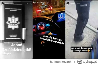 hetman-kozacki - Nie wysyłaj nagrań, bo tacy bogaci rajdowcy mają policjantów w kiesz...