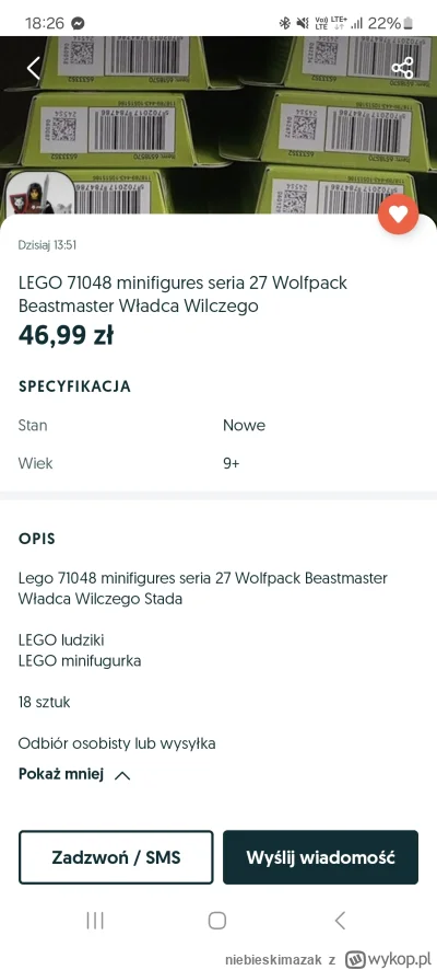 niebieskimazak - gardzę tymi pseudoinwestorami lego, człowiek chciałby kupić normalni...
