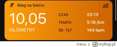 trikos - 135 198,35 - 10,05 = 135 188,30

Ojj nie polubimy się chyba z bieżnią, nudne...