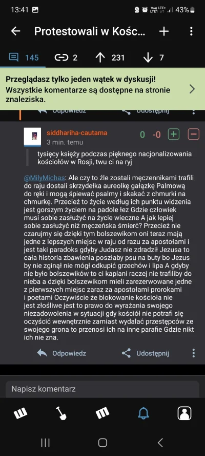 MilyMichas - @Ryneczek ale dla nich życie katolika a jeszcze księdza to mniej niż rob...