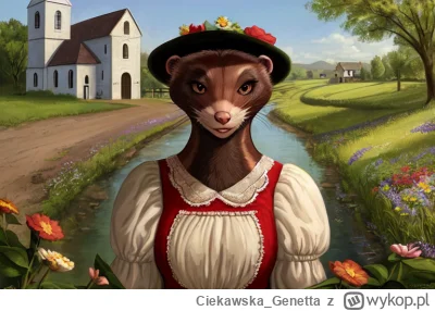 Ciekawska_Genetta - #furry  #ai

A panią fretkę poznałem w kościele...