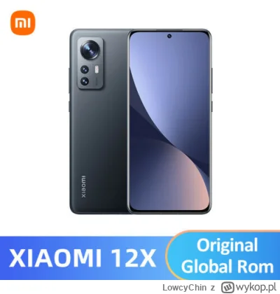 LowcyChin - @Kryskamatyska: Smartfon Xiaomi Mi 12X 8/256GB jest teraz na promce  za 1...