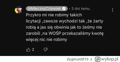 ZygmuntX19 - #kononowicz RUDY wciska kit ze daje na WOSP smiechu warte. Pokaz screeny...