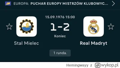 Hemingwayy - #pilkanozna #mecz #ligamistrzow Kiedyś to Real miał przeciwników ,a nie ...