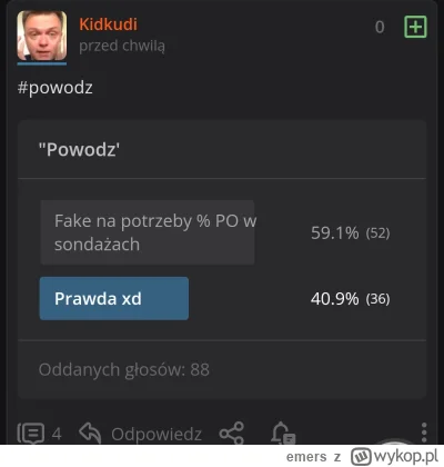 emers - #powodz  k---a z kim ja tu siedze