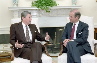 Zblizeniowy - Biden w końcu zdał sobie sprawę, że nie ma szans z Reaganem 
#polityka ...