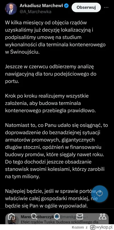 Koziom - Chciałbym, aby wszyscy z rządu tak komunikacyjnie ogarniali jak Marchewka.
#...