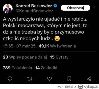 Ivan_Sekal - #polityka 
Fajna ta polska patriotyczna prawica. Nie dziwię się że zacho...