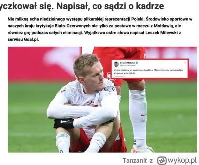 Tanzanit - Leszek Mileski rozsierdzil sie!

@Jakub_Olkiewicz jak tam humor Leszka po ...