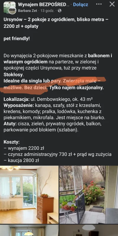 anoysath - Z psieckiem jak najbardziej, zapraszam. Ale z gówniakiem to nie.

#nieruch...