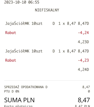 Logan00 - #biedronka Dzisiaj jajka w promo 2x 10szt za 8.50zl (max 2 mozna na kartę)